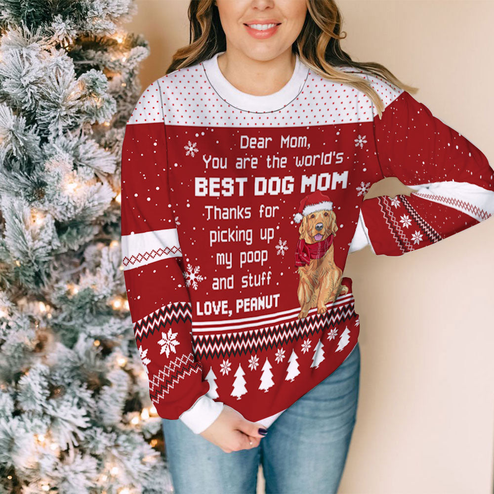 Thank You - Personalized Custom All-Over-Print Sweatshirt for Pet Lovers