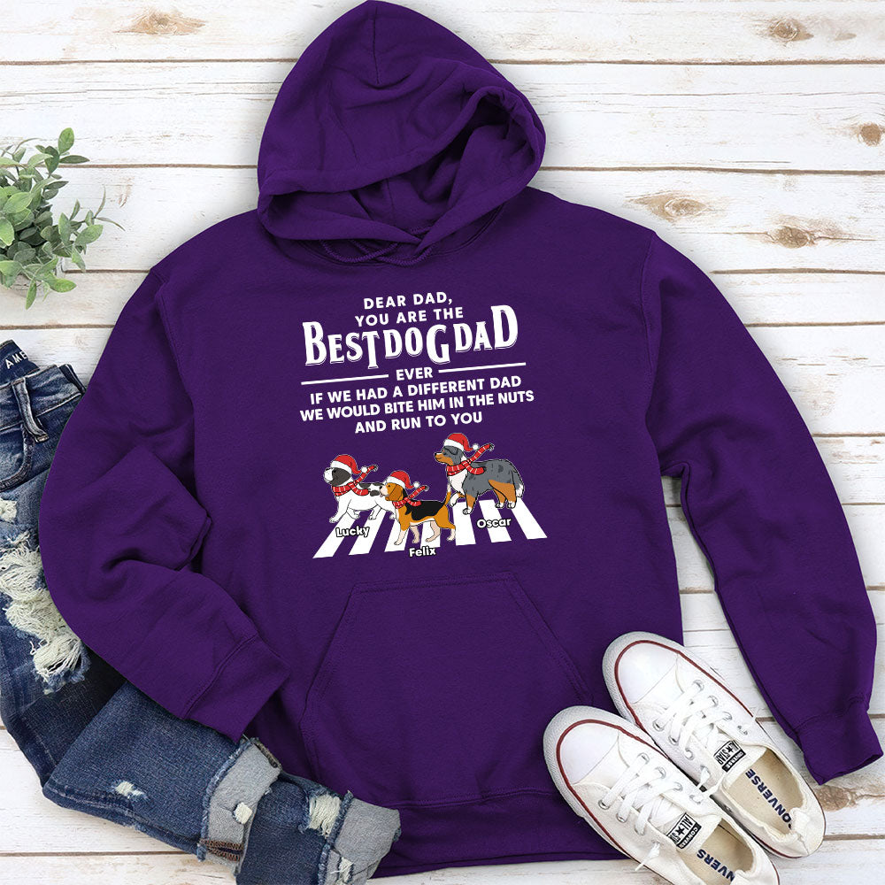 Run To You Christmas - Personalized Custom Unisex 8.0 oz Christmas-themed Hoodie for Pet Lovers