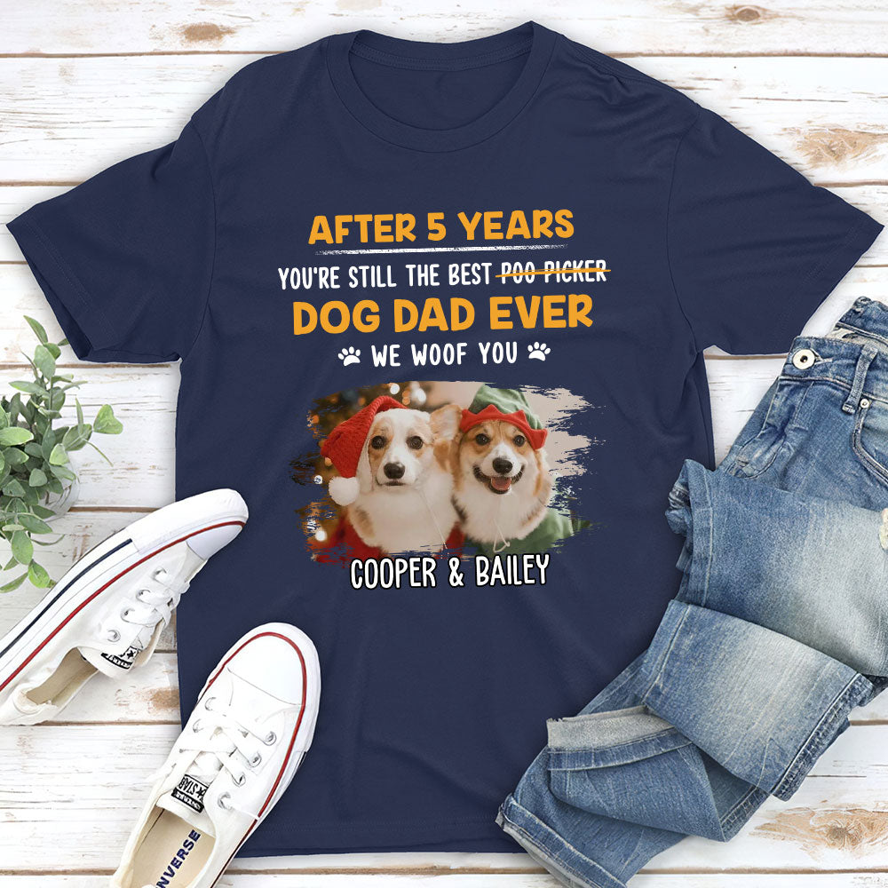 Well Trained Poo Picker - Personalized Custom Unisex 5.3 oz T-shirt for Pet Lovers