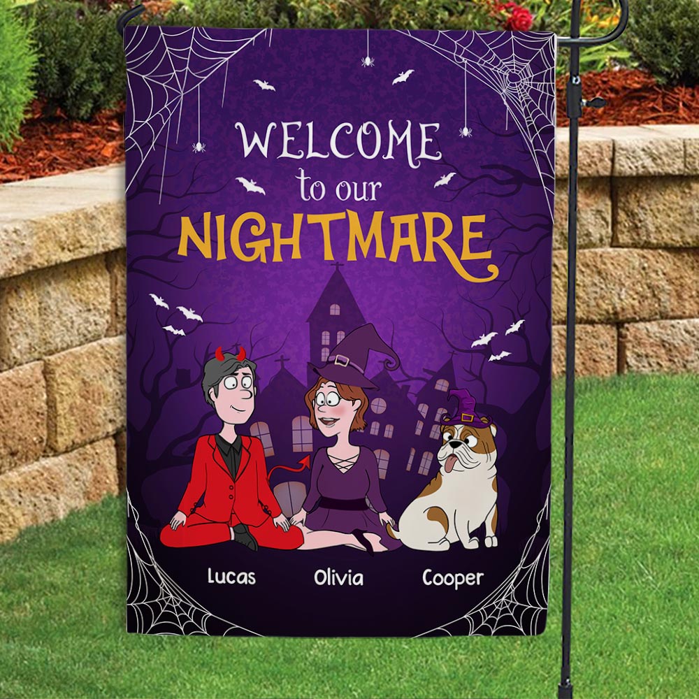 Our Nightmare - Personalized Custom USA-Printed Garden Flag in 12' x 18' and 28' x 40' Sizes