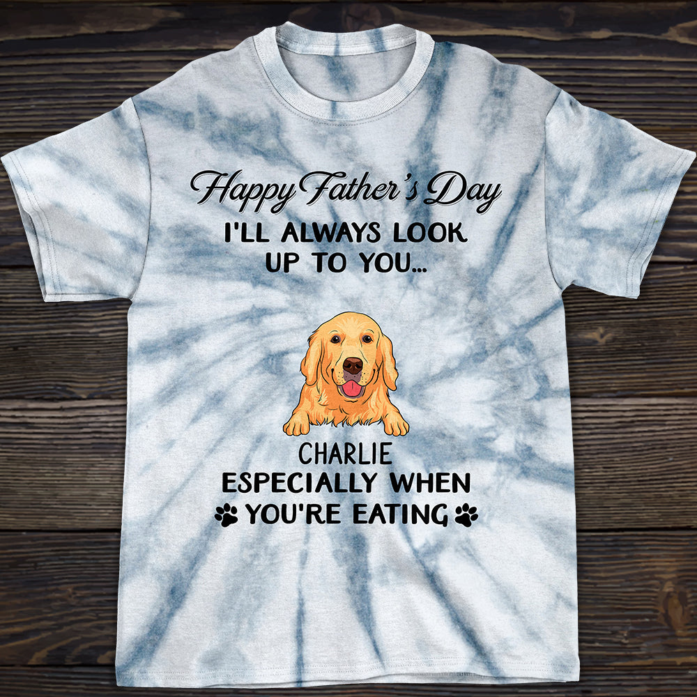 I'll Always Look Up To You - Personalized Custom All-over-print T-shirt: Premium Comfort Wear