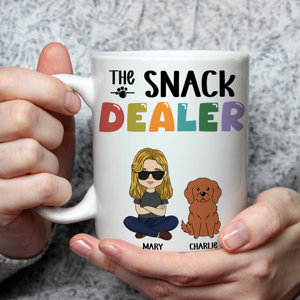 Snack Dealer 2 - Exclusive Personalized Custom Coffee Mug for Pet Lovers