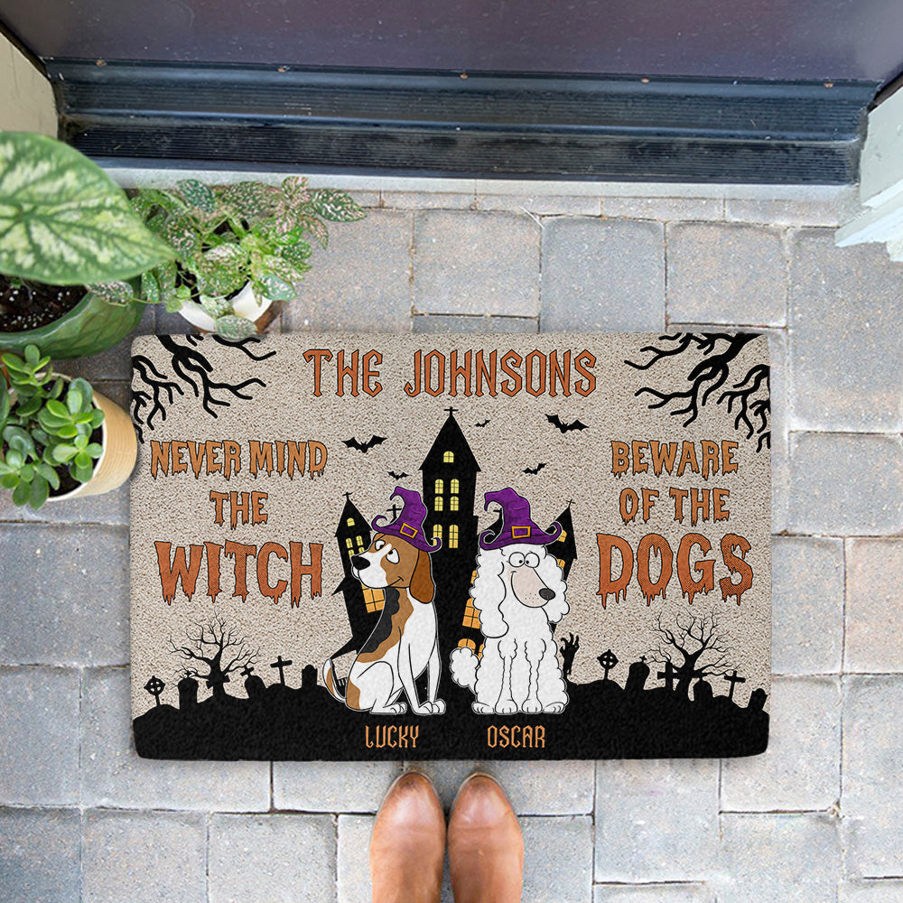 Personalized Custom 'Beware Of Dogs' Doormat - Ideal Gift for Pet Lovers