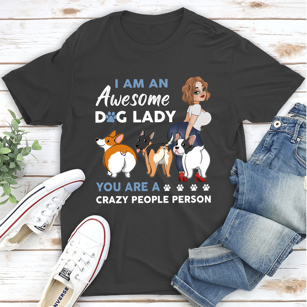 Awesome Personalized Custom Unisex Dog Lady T-shirt - Ideal Gift for Pet Lovers