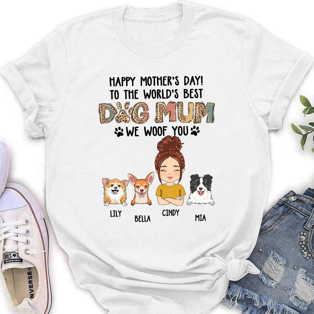 To The Best Mom - Personalized Custom Women's T-shirt for Pet Lovers