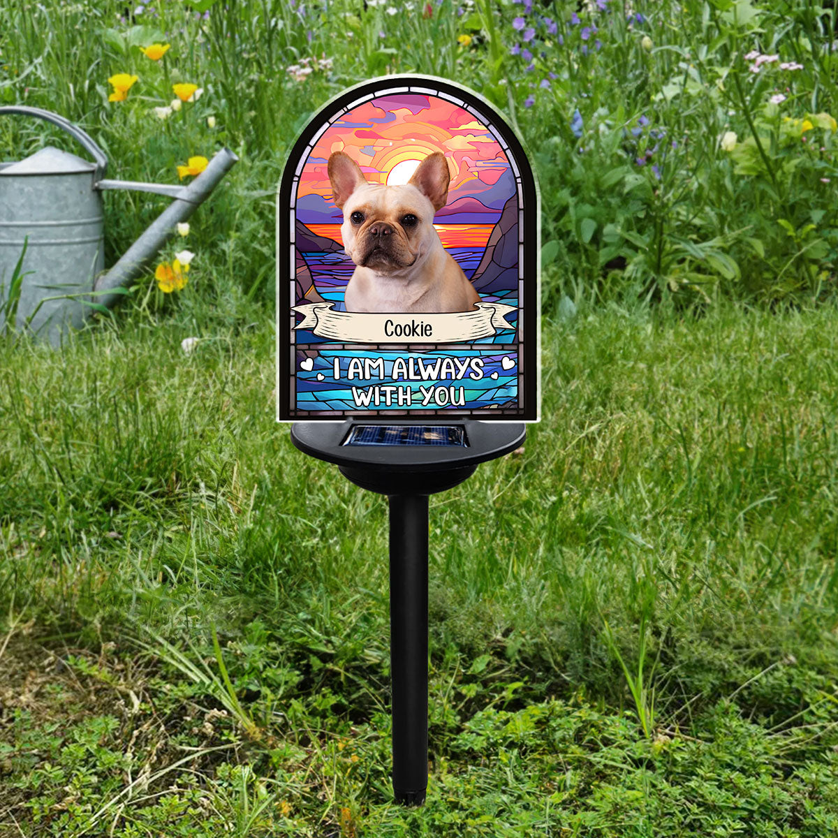 I am Always With You - Personalized Custom Acrylic Solar Light for Memorials