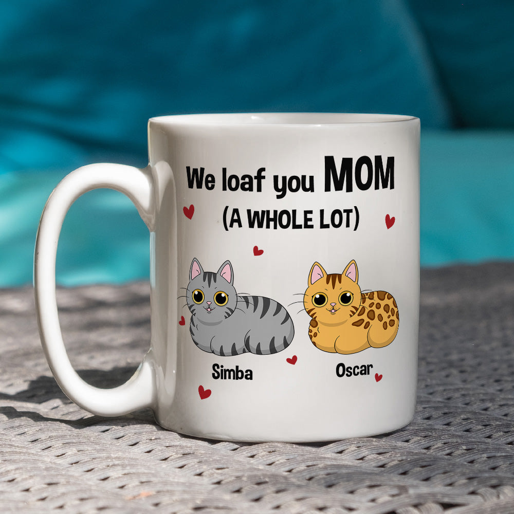 I Loaf You - Customizable Personalized Coffee Mug for Pet Lovers
