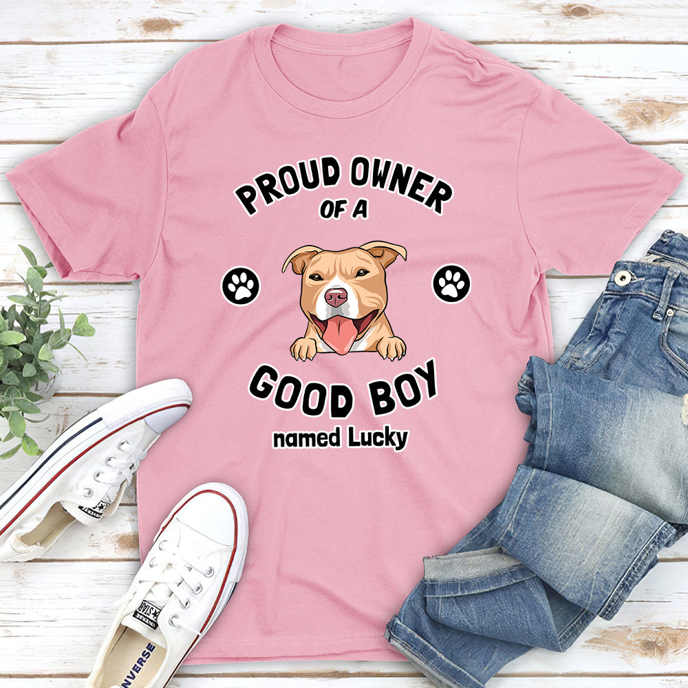 Proud Dog Owner - Premium Personalized Custom Unisex T-shirt for Pet Lovers