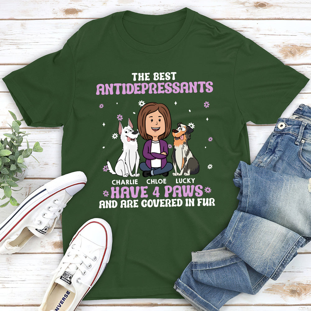 Best Antidepressant Personalized Custom Unisex 5.3 oz T-shirt for Pet Lovers