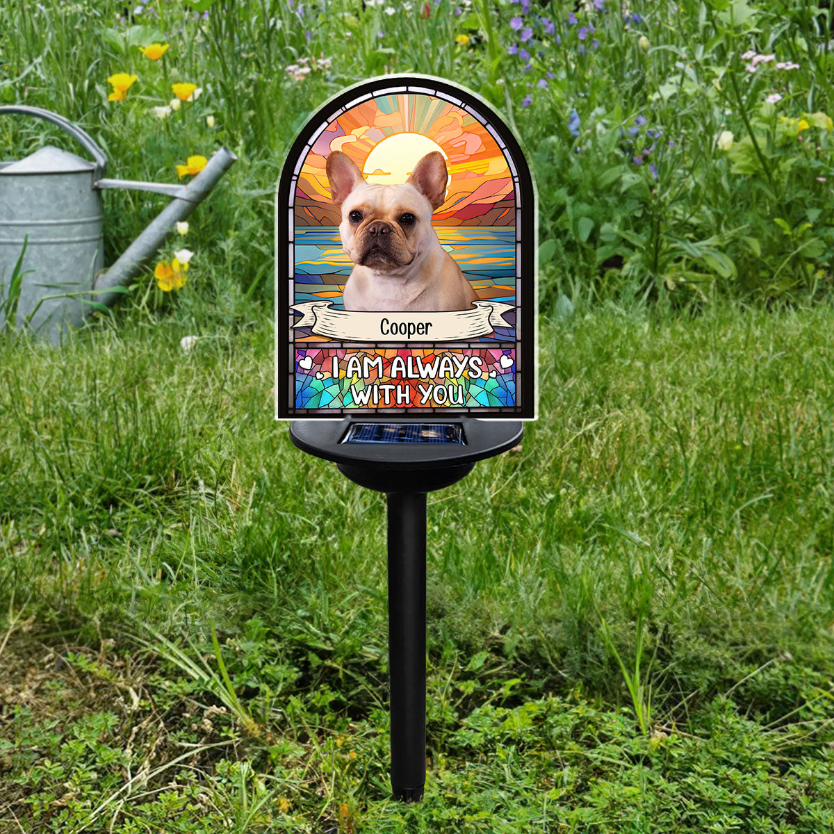 I am Always With You - Personalized Custom Acrylic Solar Light for Memorials