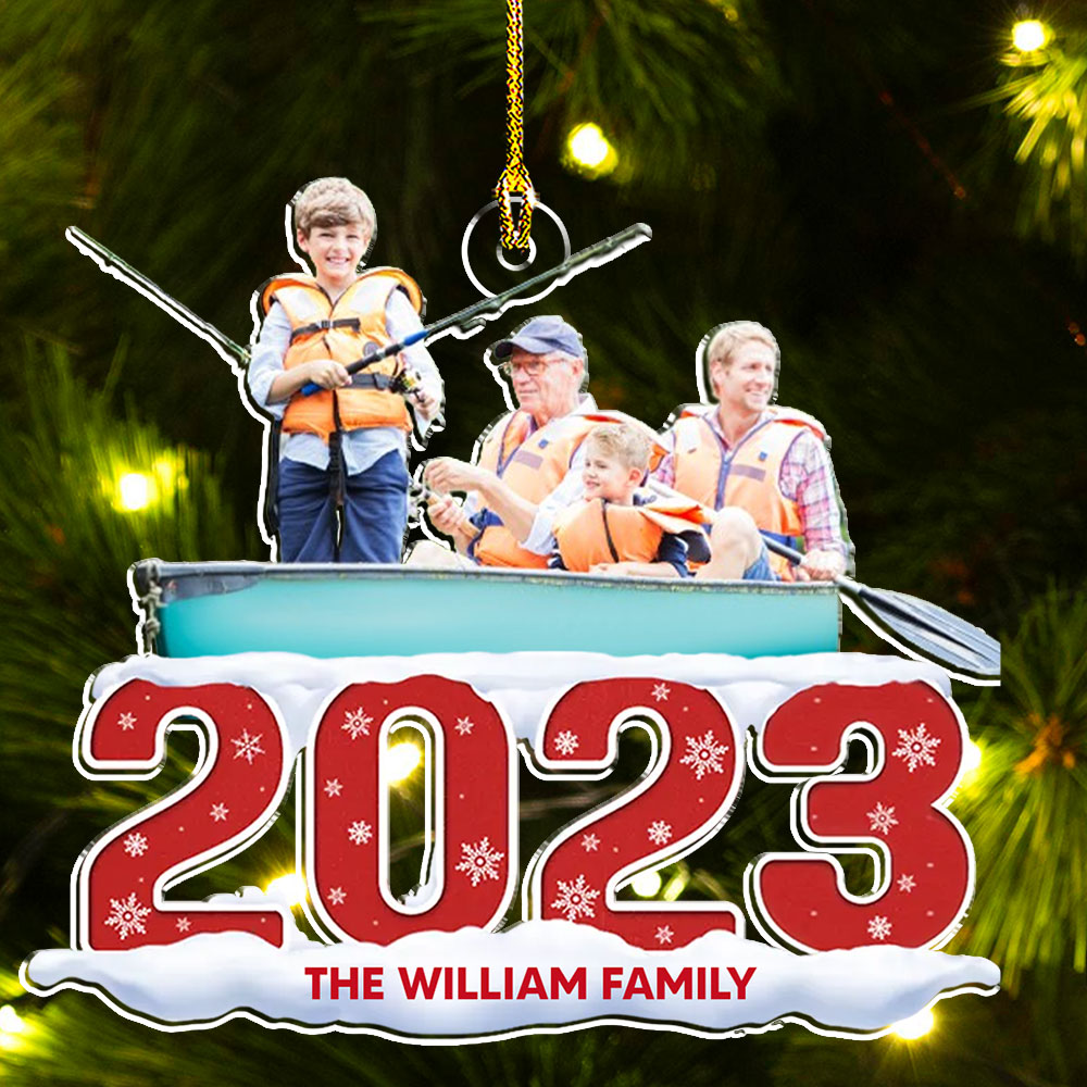2023 Custom Photo Hobby - Personalized Custom Acrylic Christmas Ornament for Family, Friends & Co-workers