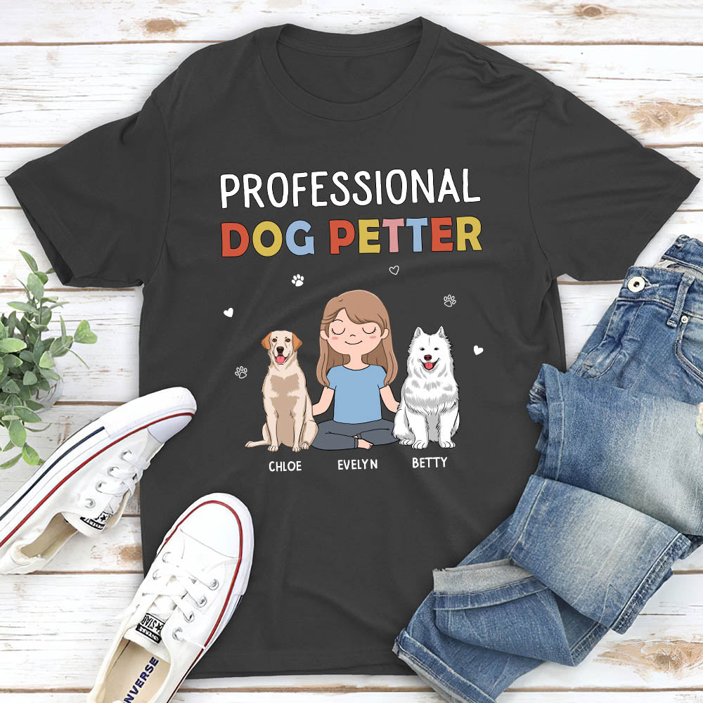 Personalized Custom Unisex Dog Lover T-shirt - 5.3 oz