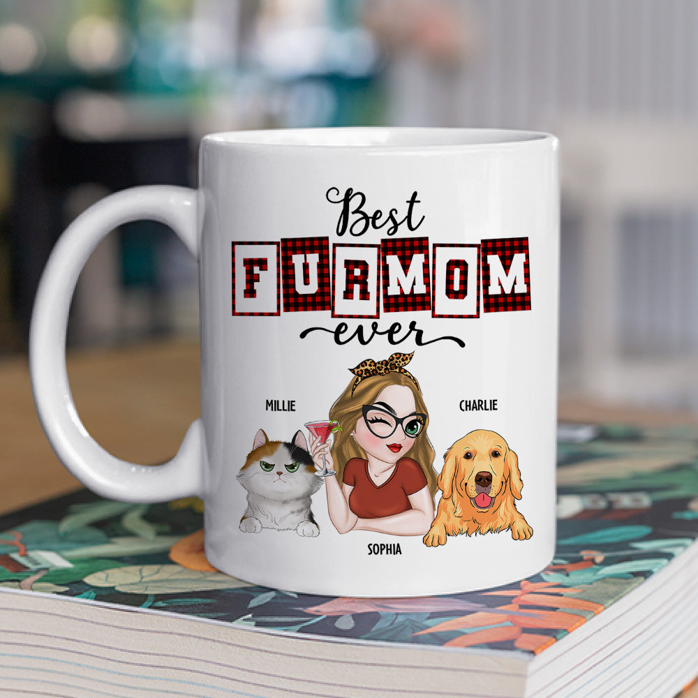 Top-Rated Personalized Custom Coffee Mug for Fur Moms and Dads of the Year