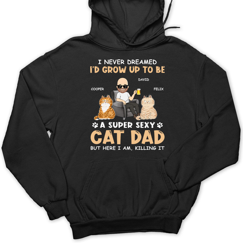 Sexy Personalized Custom Dad Mom Hoodie - Ideal Gift for Pet Lovers