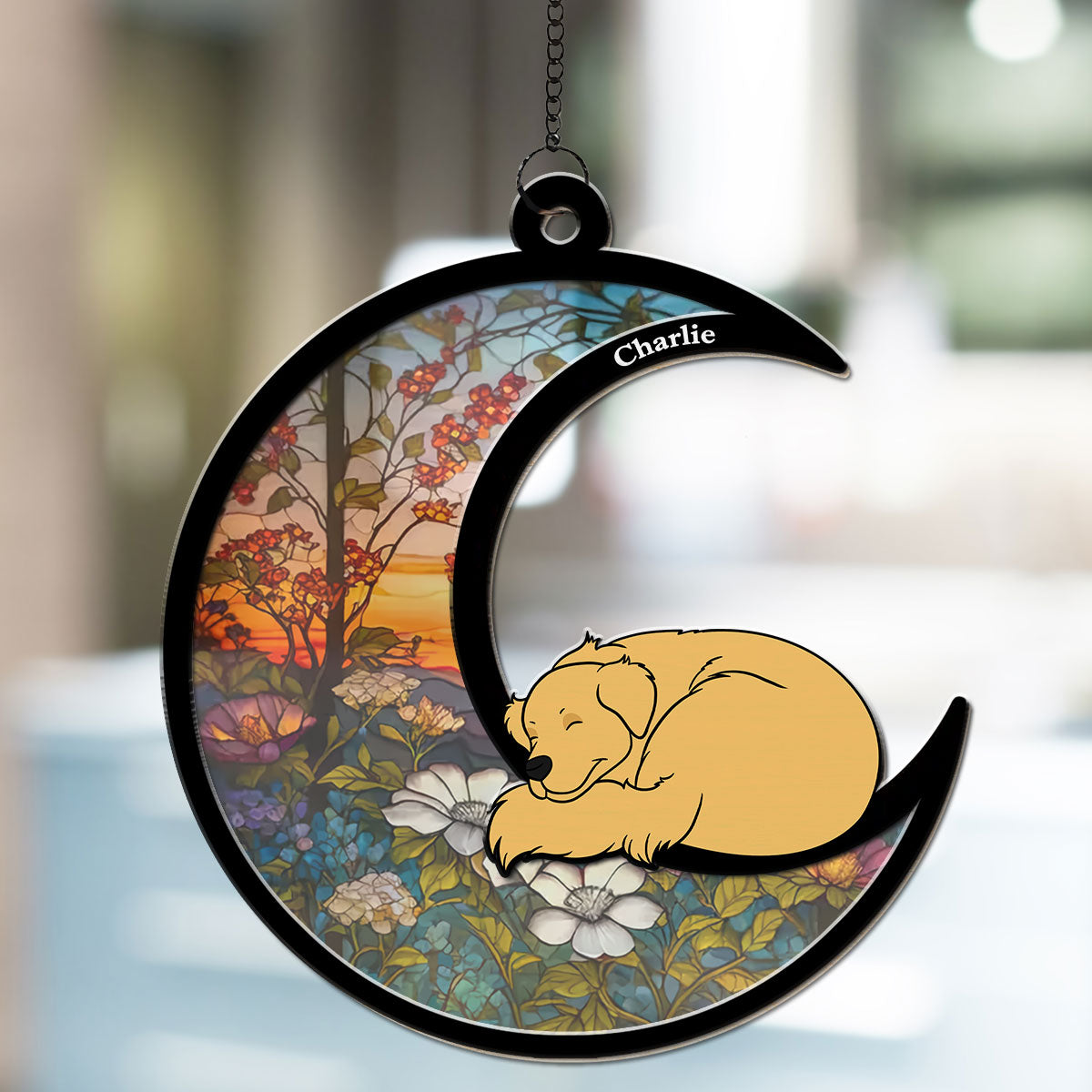 A Gentle Soul Now At Peace - Personalized Custom 6 - 8 Inches Suncatcher for Special Occasions