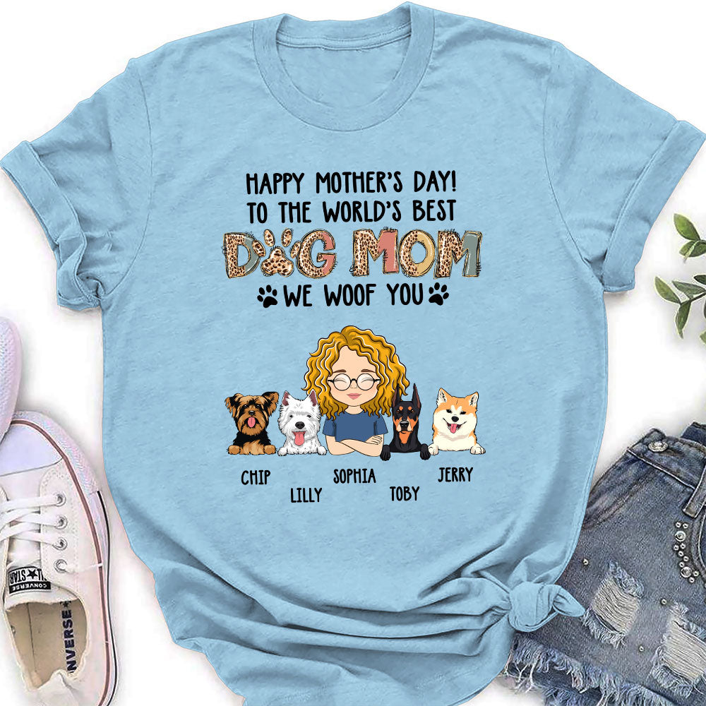 To The Best Mom - Personalized Custom Women's T-shirt for Pet Lovers