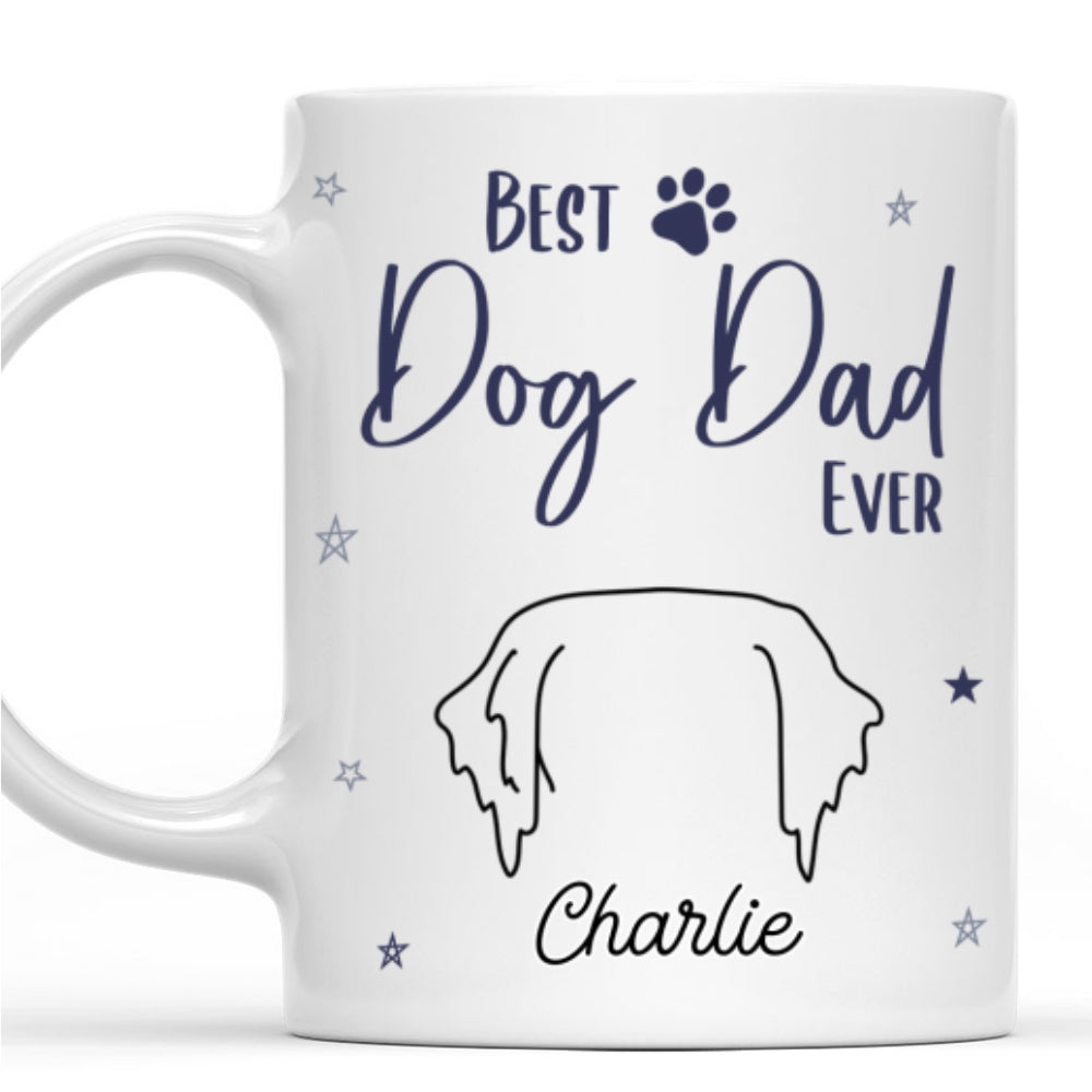 Personalized Dog Dad and Mom Star Custom Coffee Mug for a Heart - warming Experience