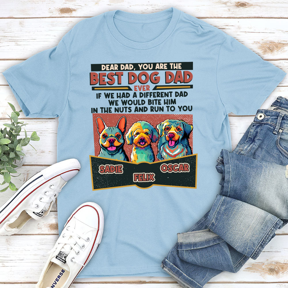 Best Dog Ever PopArt - Personalized Custom Unisex Heavy Cotton T-shirt for Pet Lovers