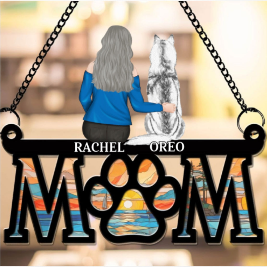 I Am Here For You - Personalized Custom Wooden Acrylic Suncatcher in 6-inch and 8-inch Sizes