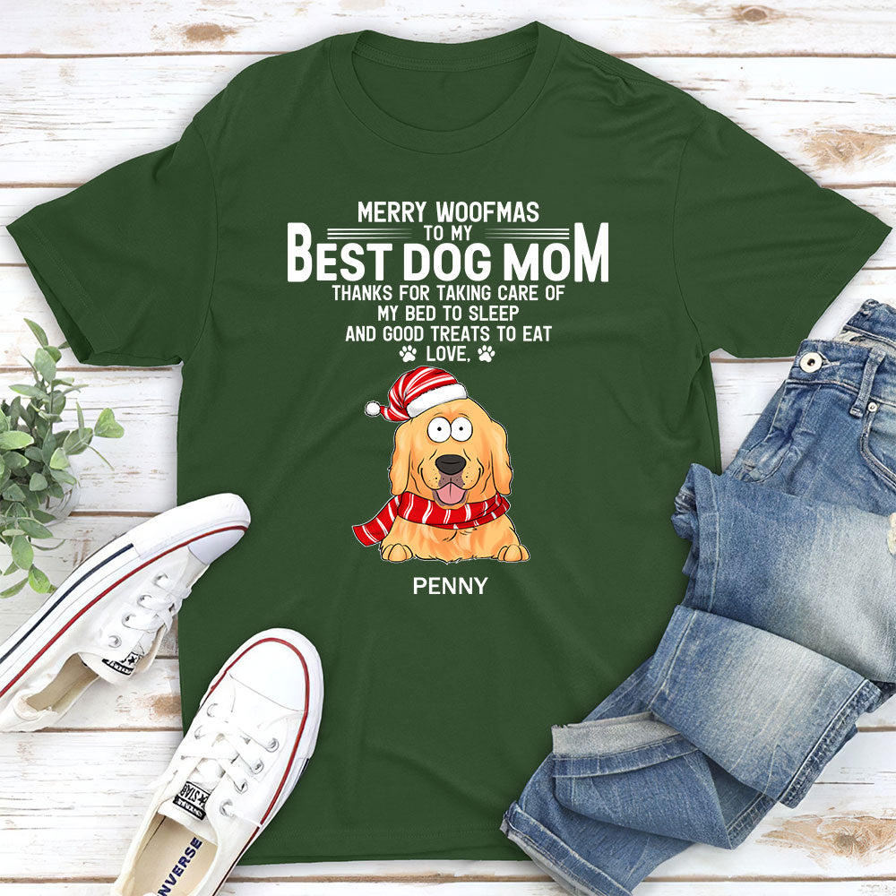Taking Care Bed - Personalized Custom Unisex 5.3 oz T-shirt for Pet Lovers