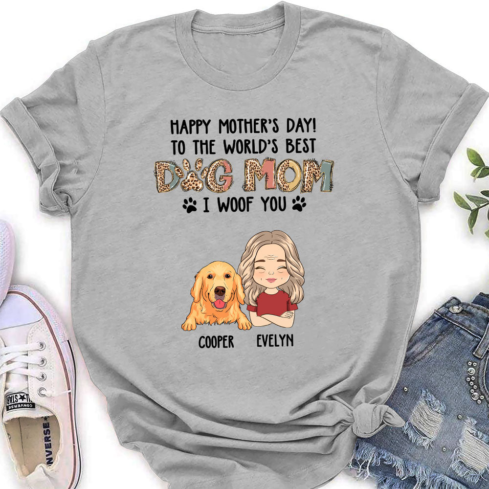 To The Best Mom - Personalized Custom Women's T-shirt for Pet Lovers