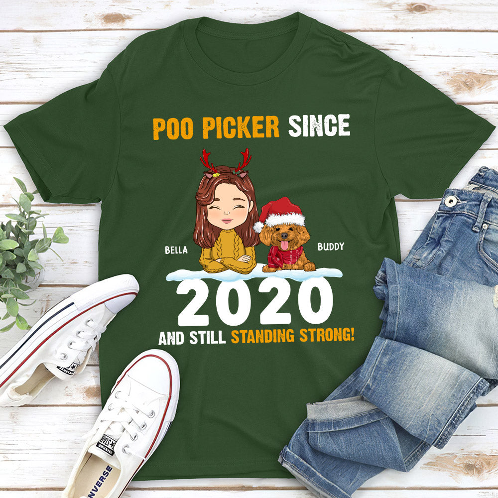 Personalized Custom Unisex 5.3 oz Poo Picker T-shirt - Ideal Gift for Pet Lovers