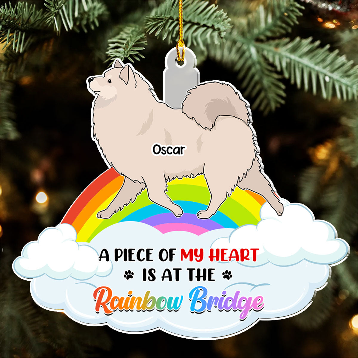 Unique Personalized Custom Acrylic Ornament for Dog Moms - Capture Memories