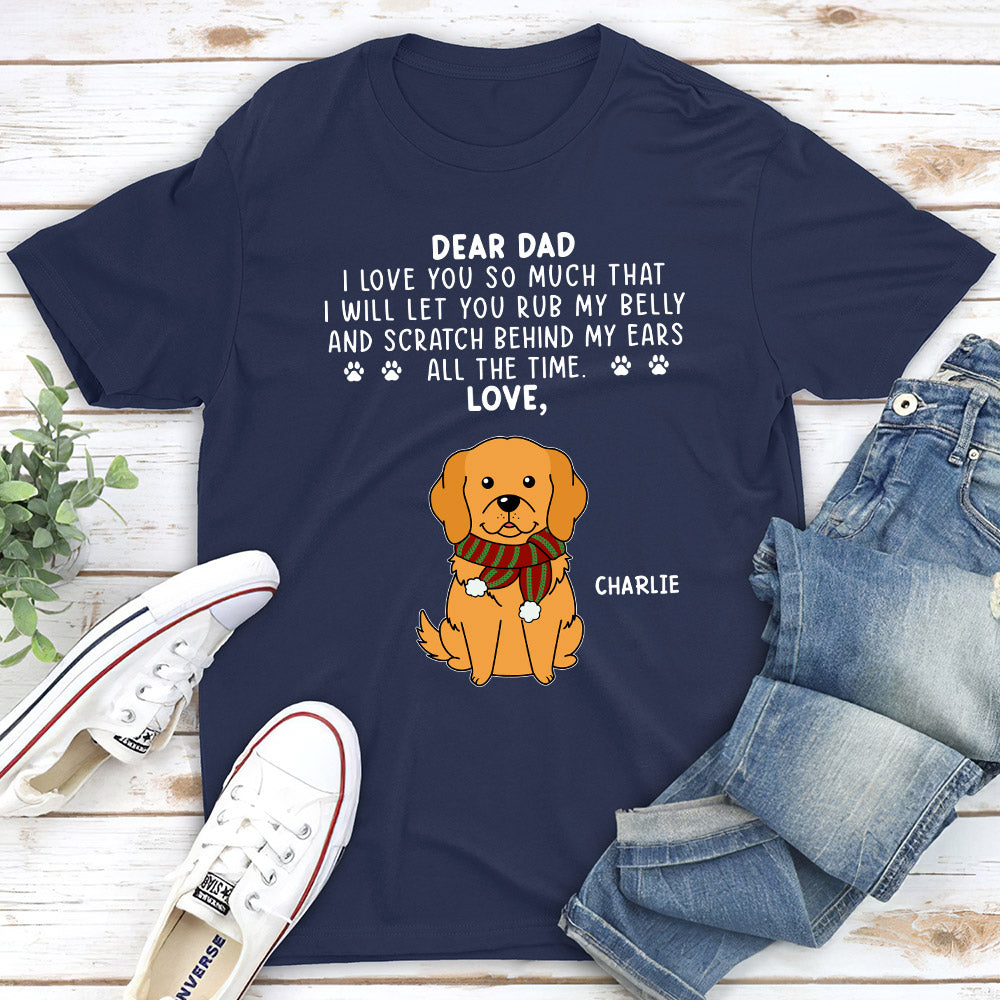 I Will Let You - Personalized Custom Unisex 5.3 oz T-shirt for Pet Lovers