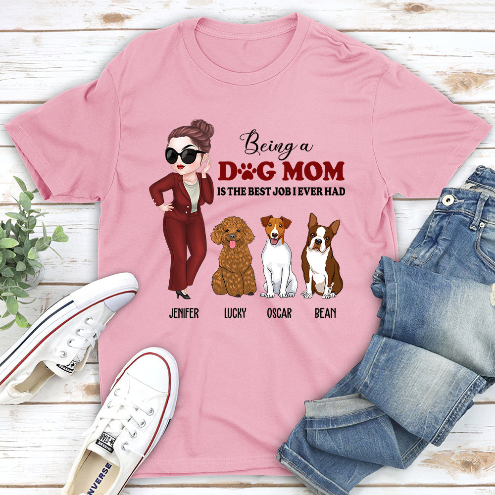 The Best Job - Personalized Custom Unisex T-shirt for Pet Lovers